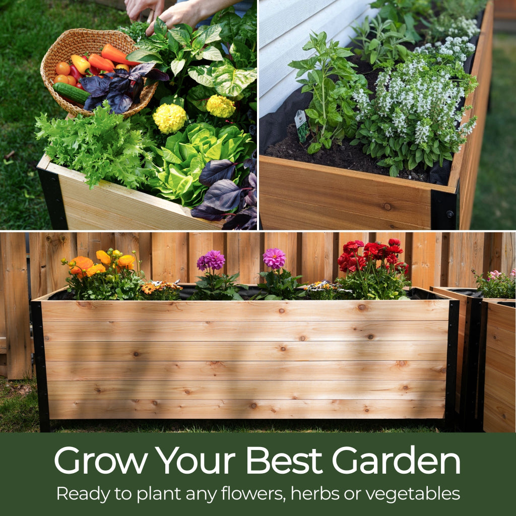 18" x 36" Raised Garden Bed - 30" TALL / Select Grade