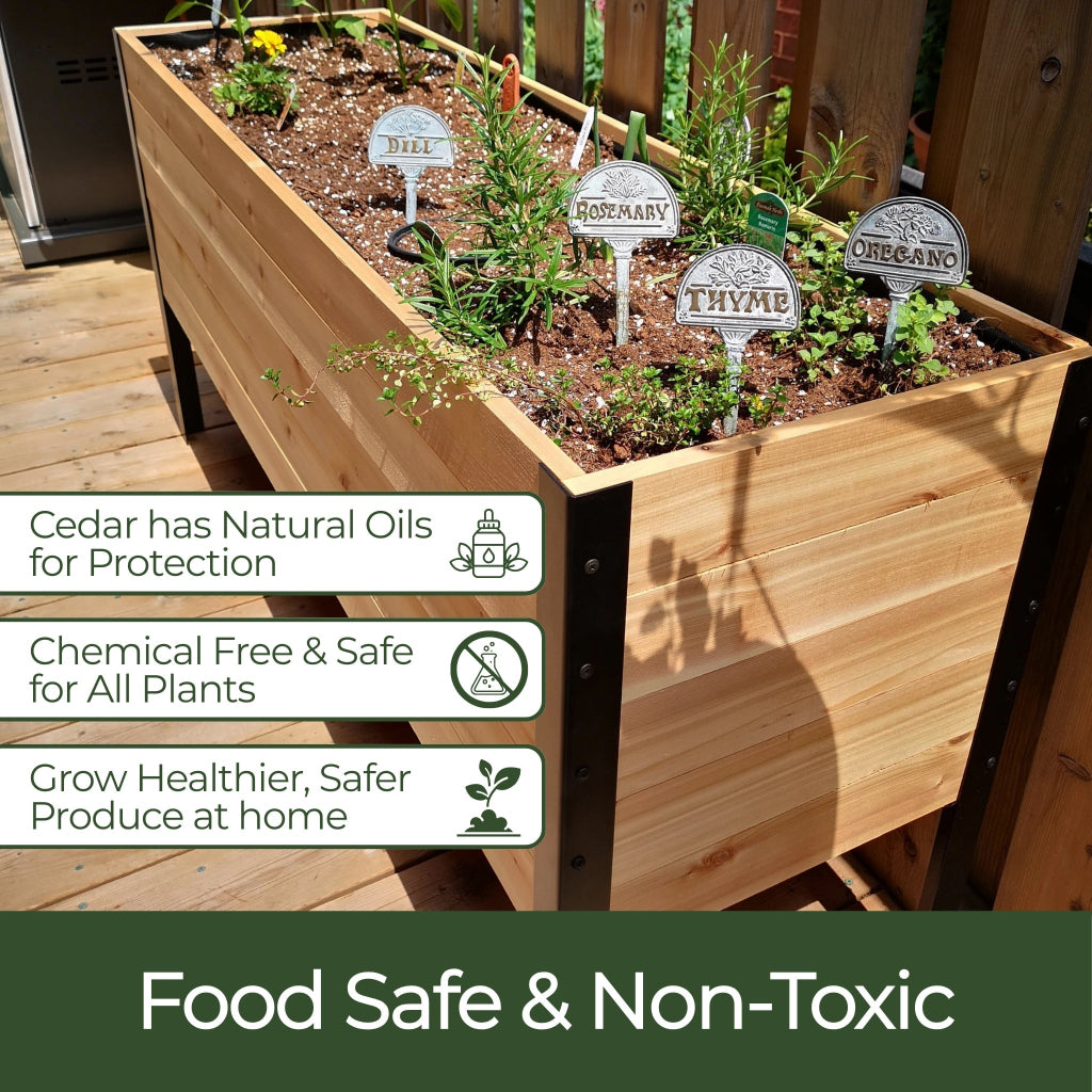 18" x 72" Raised Garden Bed - 30" TALL / Select Grade