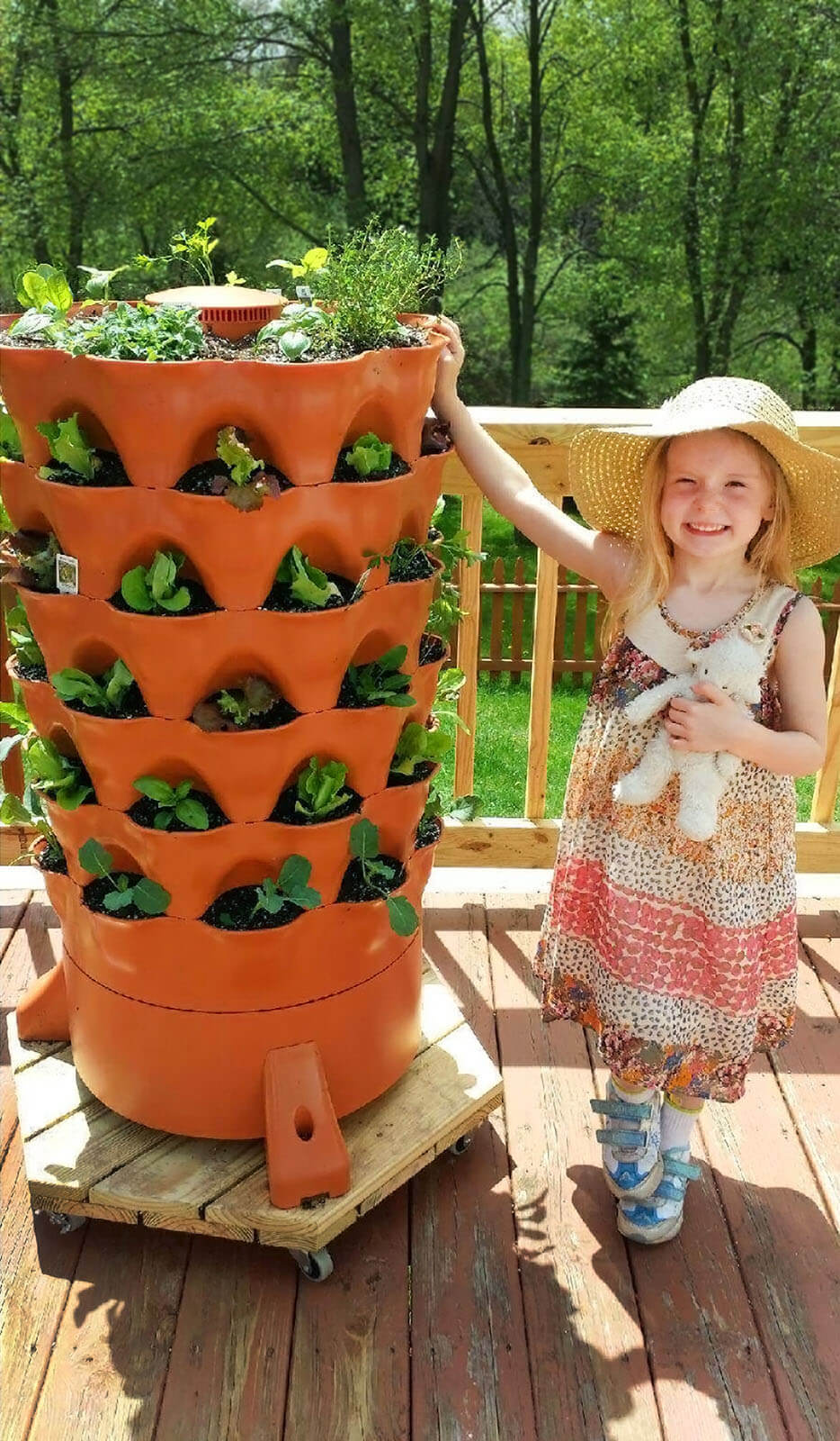 Garden Tower® 2™ | Vertical Composting Planter for 50 Plants – Made in USA