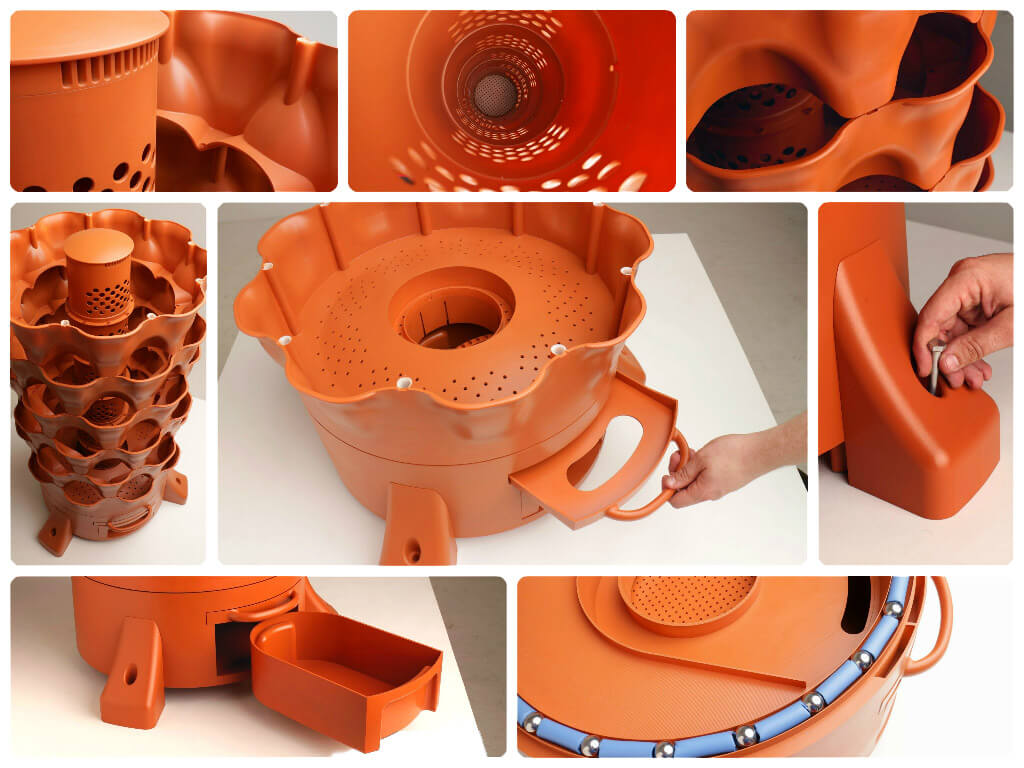 Garden Tower® 2™ | Vertical Composting Planter for 50 Plants – Made in USA