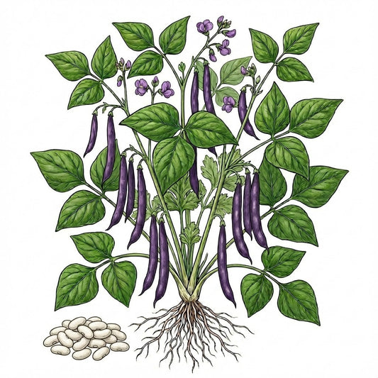 BEAN Seeds, Royalty Purple Bush