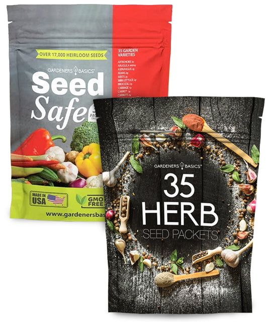 Garden Seed Kit: 70 Heirloom, Non-GMO Varieties of Vegetables, Fruits, and Herbs