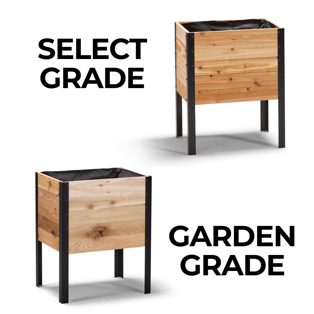 18″ x 24″ Raised Garden Bed - 30" TALL / Select Grade
