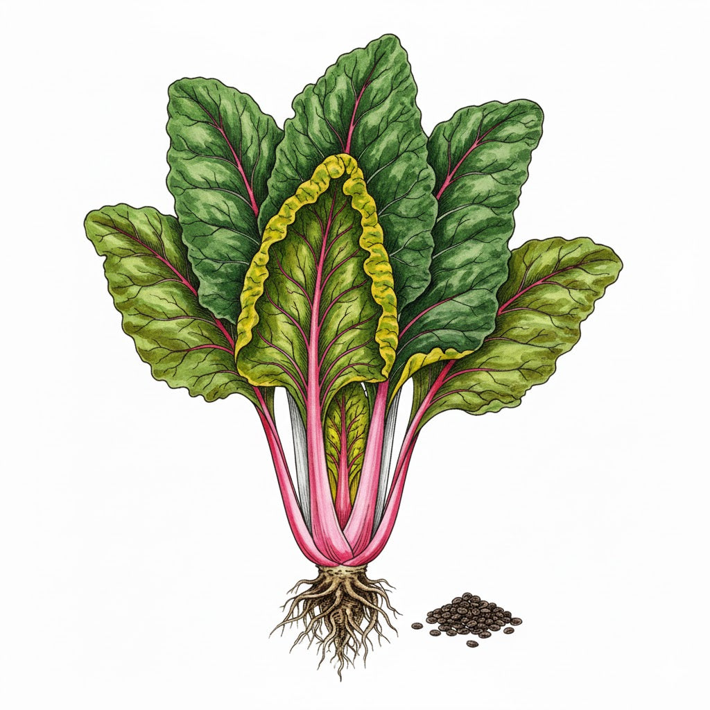 SWISS CHARD Seeds, Ruby Red