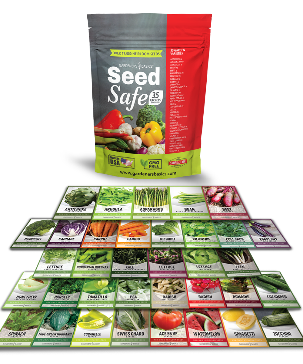Seed Safe Survival Seed Kit - 35 Variety Pack