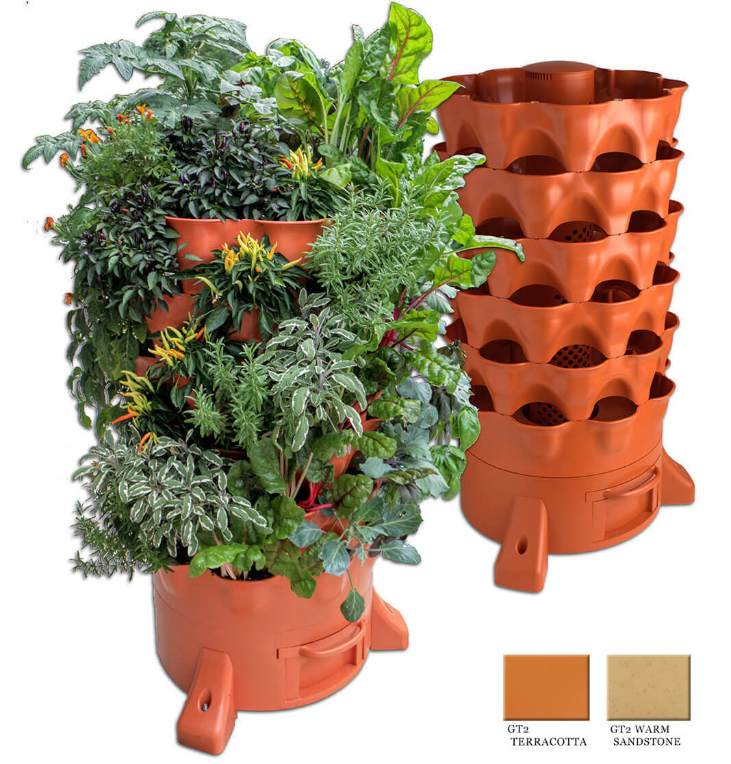 Garden Tower® 2™ | Vertical Composting Planter for 50 Plants – Made in USA